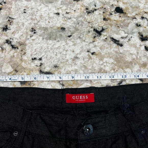 GUESS Men’s black Jeans 36 x 30 straight fit - Picture 4 of 6